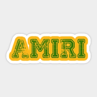 Amiri Vintage Logo Text Sticker